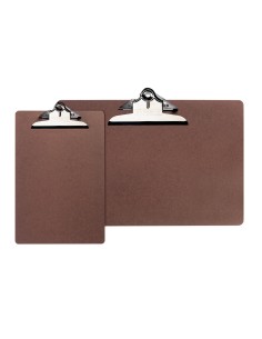 Hardboard Clipboard organizador personal PVC Marrón