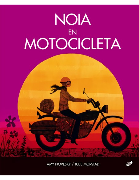 Noia en motocicleta Noia en motocicleta