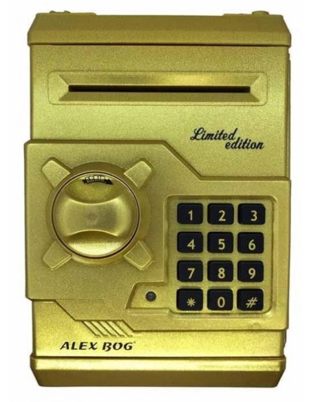 CAJA FUERTE ELECTRONICA COLOR ORO