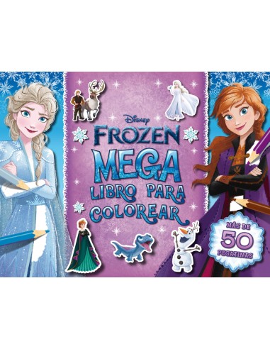 FROZEN MEGALIBRO PARA COLOREAR 2