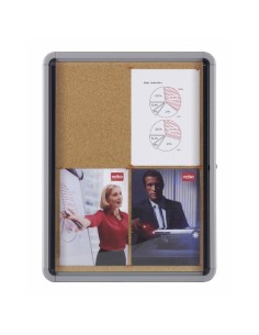 Vitrina Interior Fondo Corcho 6 Hojas