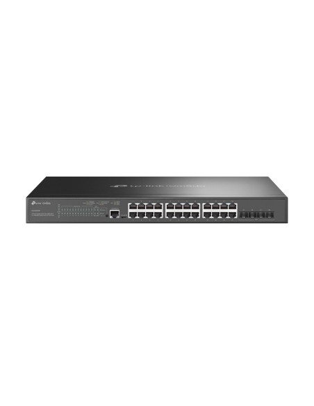 Omada SG3428XMP switch Gestionado L2+ Gigabit Ethernet (10/100/1000) Energía sobre Ethernet (PoE) 1U Negro