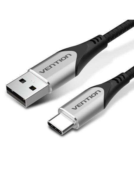 Cable USB 2.0 Tipo-C CODHF/ USB Macho - USB Tipo-C Macho/ 1m/ Gris