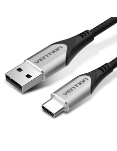 Cable USB 2.0 Tipo-C CODHH/ USB Macho - USB Tipo-C Macho/ 2m/ Gris