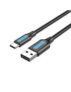 Cable USB 2.0 Tipo-C COKBF/ USB Macho - USB Tipo-C Macho/ 1m/ Gris