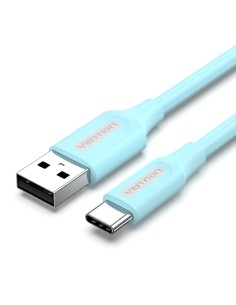 Cable USB 2.0 3A COKSF/ USB Tipo-C Macho - USB Macho/ 1m/ Azul