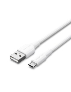 Cable USB 2.0 CTIWF/ USB Macho - MicroUSB Macho/ 1m/ Blanco