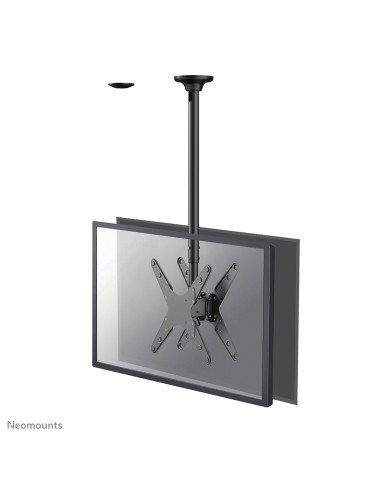 FPMA-C340DBLACK Soporte de techo para doble monitor/TV 32-75" - alt. 106-156 cm