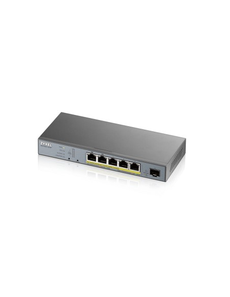 GS1350-6HP-EU0101F switch Gestionado L2 Gigabit Ethernet (10/100/1000) Energía sobre Ethernet (PoE) Gris