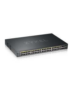 GS2220-50HP-EU0101F switch Gestionado L2 Gigabit Ethernet (10/100/1000) Energía sobre Ethernet (PoE) Negro
