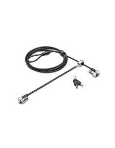 Candado para portátil con llave de cabezal doble NanoSaver®