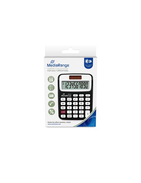 MROS190 calculadora Escritorio Calculadora básica Negro, Blanco