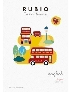 CUADERNO RUBIO A4 in ENGLISH ADVANCED 6 - Pack de 5 unidades