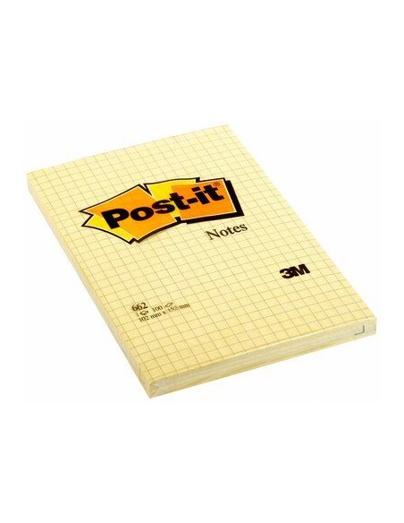 7100172739 nota autoadhesiva Rectángulo Amarillo 100 hojas Autoadhesivo