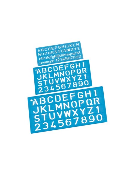 EST 3 PLANTILLAS FAIBO ROTULAR 10/20/30MM 280