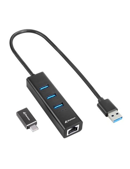 4044951037575 base para portátil y replicador de puertos Inalámbrico USB 3.2 Gen 1 (3.1 Gen 1) Type-C Negro