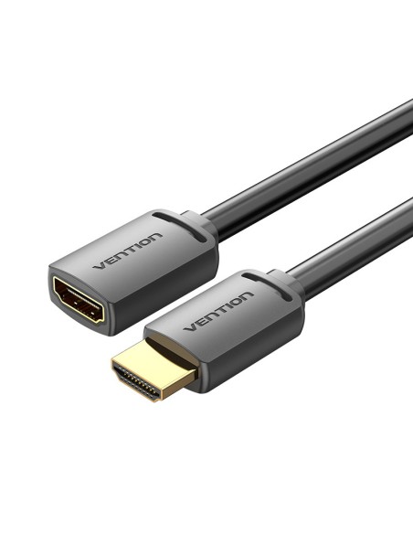 Cable Alargador HDMI 4K AHCBF/ HDMI Macho - HDMI Hembra/ 1m/ Negro