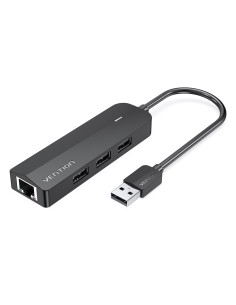 Docking USB 2.0 CHPBB/ 3xUSB/ 1xMicro USB/ 1xRJ45/ Negro
