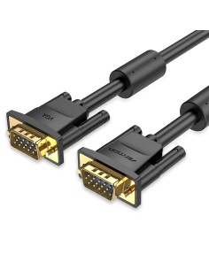 Cable SVGA DAEBG/ VGA Macho - VGA Macho/ 1.5m/ Negro