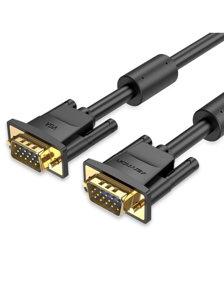 Cable SVGA DAEBG/ VGA Macho - VGA Macho/ 1.5m/ Negro