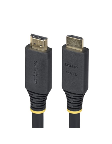 Cable HDMI Activo de Alta Velocidad de 15m - 4K 60Hz/1440p 144Hz - HDR10/HDCP 2.2/ARC - 18Gbps - Cable UHD - Cable HDMI 2.0 - Re