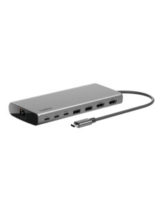 INC015BTSGY-CZ base para portátil y replicador de puertos Alámbrico USB 3.2 Gen 1 (3.1 Gen 1) Type-C Aluminio