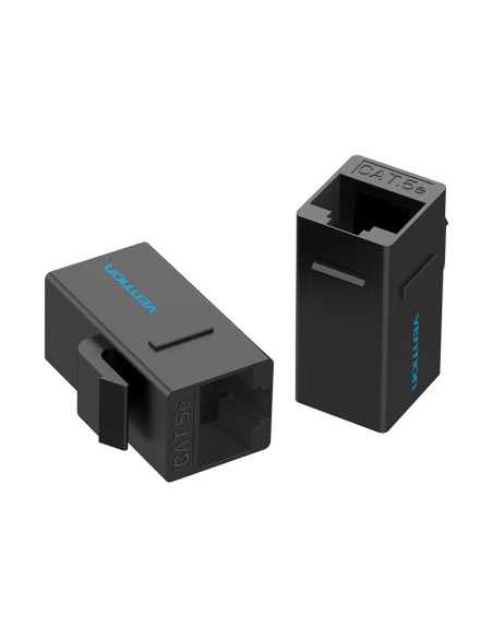 Adaptador Conector RJ45 VDD-B07-B Cat5e UTP/ RJ45 Hembra - RJ45 Hembra/ Negro Adaptador Conector RJ45 VDD-B07-B Cat5e UTP/ RJ45 Hembra - RJ45 Hembra/ Negro
