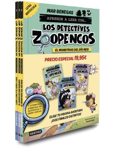 Pack Aprende a leer con Los Detectives Zoopencos 1 2 y 3 En letra