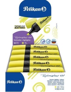 C 10 marcador fluorescente textmarker 490 amarillo