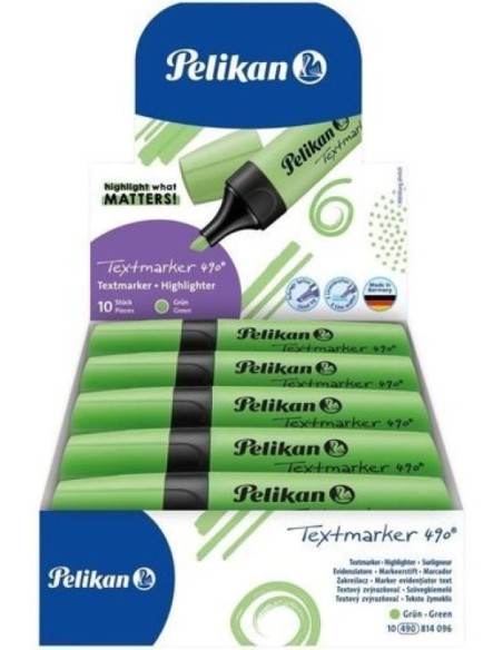 C 10 marcador fluorescente textmarker 490 verde
