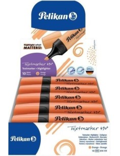 C 10 marcador fluorescente textmarker 490 naranja