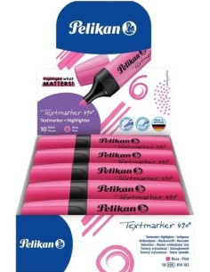 C 10 marcador fluorescente textmarker 490 rosa