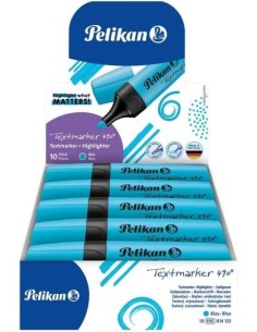 C 10 marcador fluorescente textmarker 490 azul