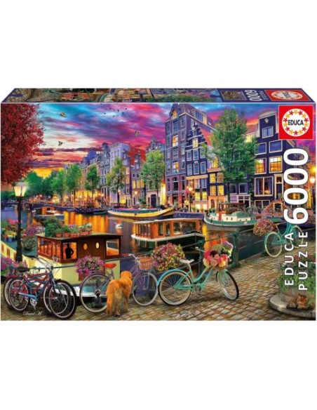 PUZZLE 6000 BICICLETAS EN AMSTERDAM