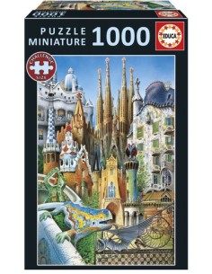 PUZZLE MINIATURE 1000 PIEZAS GAUDI