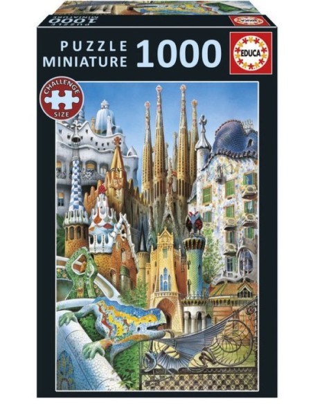 PUZZLE MINIATURE 1000 PIEZAS GAUDI