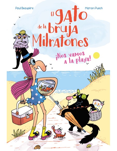 GATO DE LA BRUJA MILRATONES NOS VAMOS A LA PLAYA EL