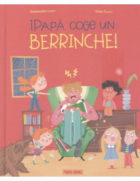 Papa coge un berrinche