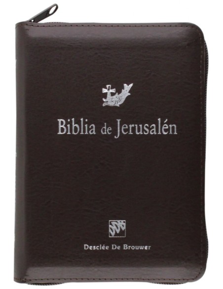 biblia de jerusalen modelo bolsillo con cremallera