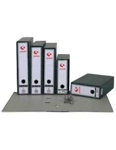 ARCHIVADOR JASPEADO NEGRO 1/4 NATURAL LOMO ANCHO 215X235X75 GRAFOPLAS 7149000