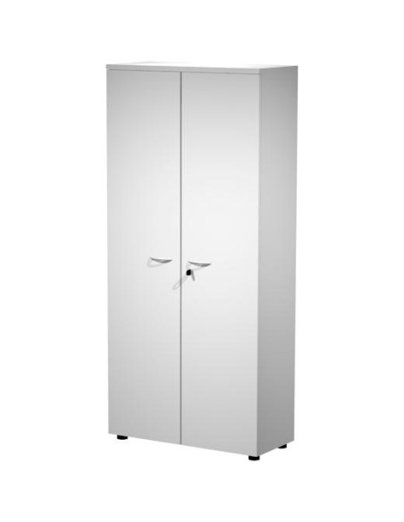 ARTEXPORT PAREJA DE PUERTAS PARA ESTANTERÍA ALTA PRESTO 18MM CON CERRADURA BLANCO