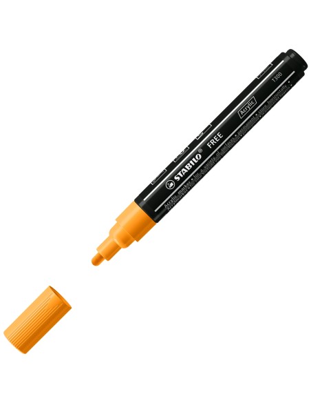 FREE Acrylic marcador 1 pieza(s) Punta redonda Naranja