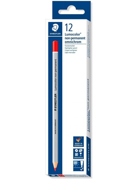 C 12 LAPICES ESPECIALES OMNICHROM 108 ROJO STAEDTLER C 12 LAPICES ESPECIALES OMNICHROM 108 ROJO STAEDTLER