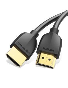 Cable HDMI 2.0 4K Portatil AAIBH/ HDMI Macho - HDMI Macho/ 2m/ Negro