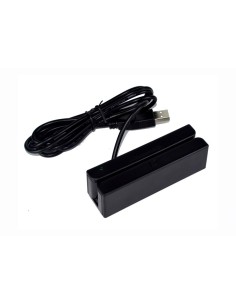 BM-90 lector de tarjeta magnética Negro USB