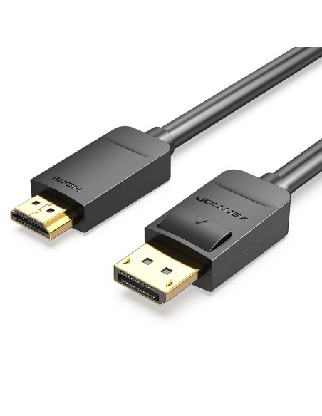 Cable Conversor HADBG/ Displayport Macho - HDMI Macho/ 1.5m/ Negro
