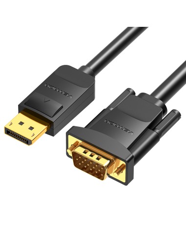 Cable Conversor HBLBH/ Displayport Macho - VGA Macho/ 2m/ Negro