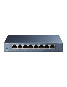 TL-SG108 No administrado Gigabit Ethernet (10/100/1000) Negro