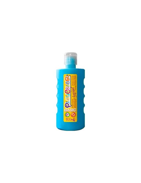 BOTE ERG. TEMPERA LIQ. PLAYCOLOR 500ML AZUL CL 19421 - 1 unidad