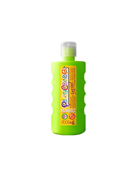 BOTE ERG. TEMPERA LIQ. PLAYCOLOR 1000ML VERDE CL 19541 - 1 unidad